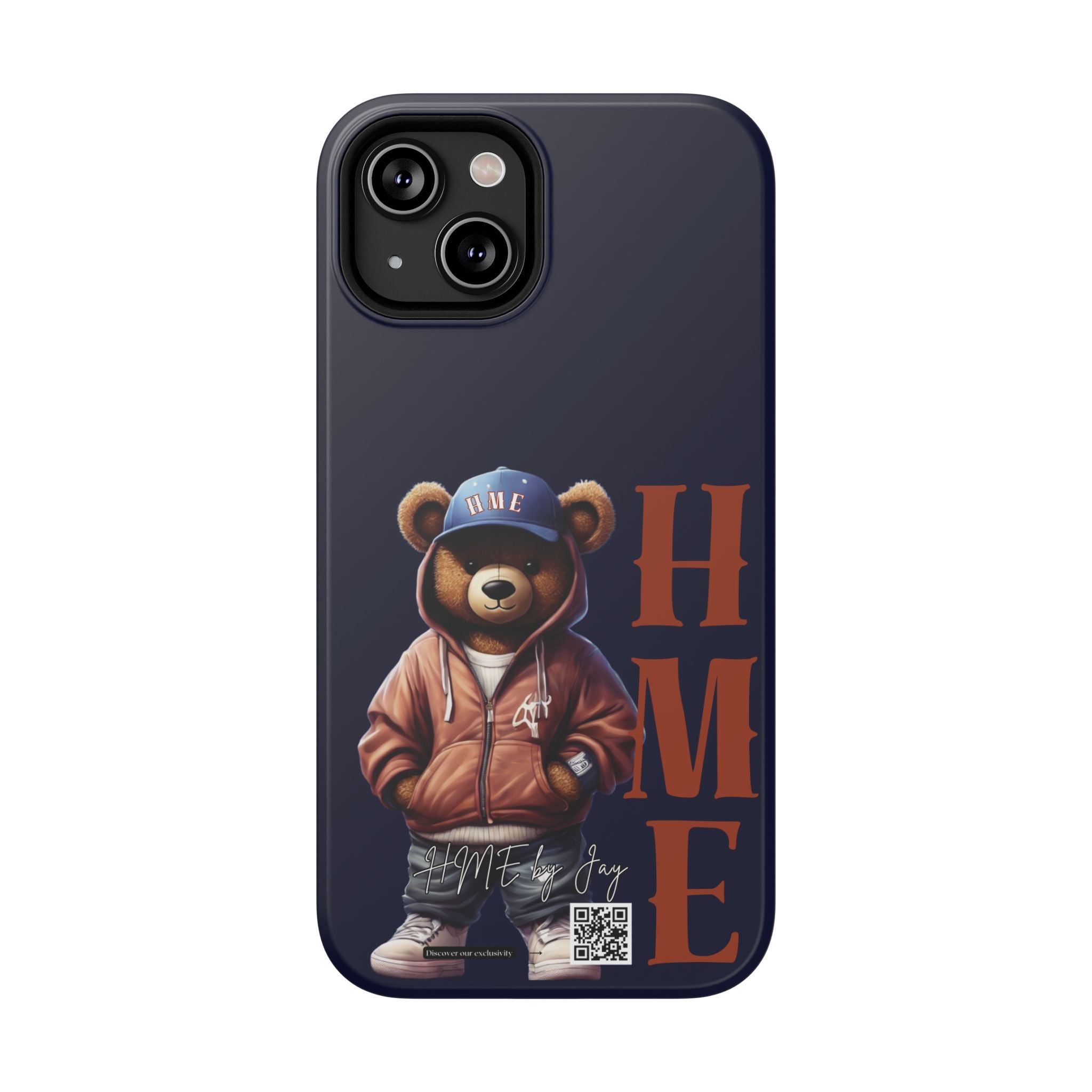 Phone Cases - HME Bear Logo Collection in Navy