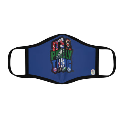 Rep Yo City It’s a Philly Thing Blue Fitted 2 layer Polyester Face Mask