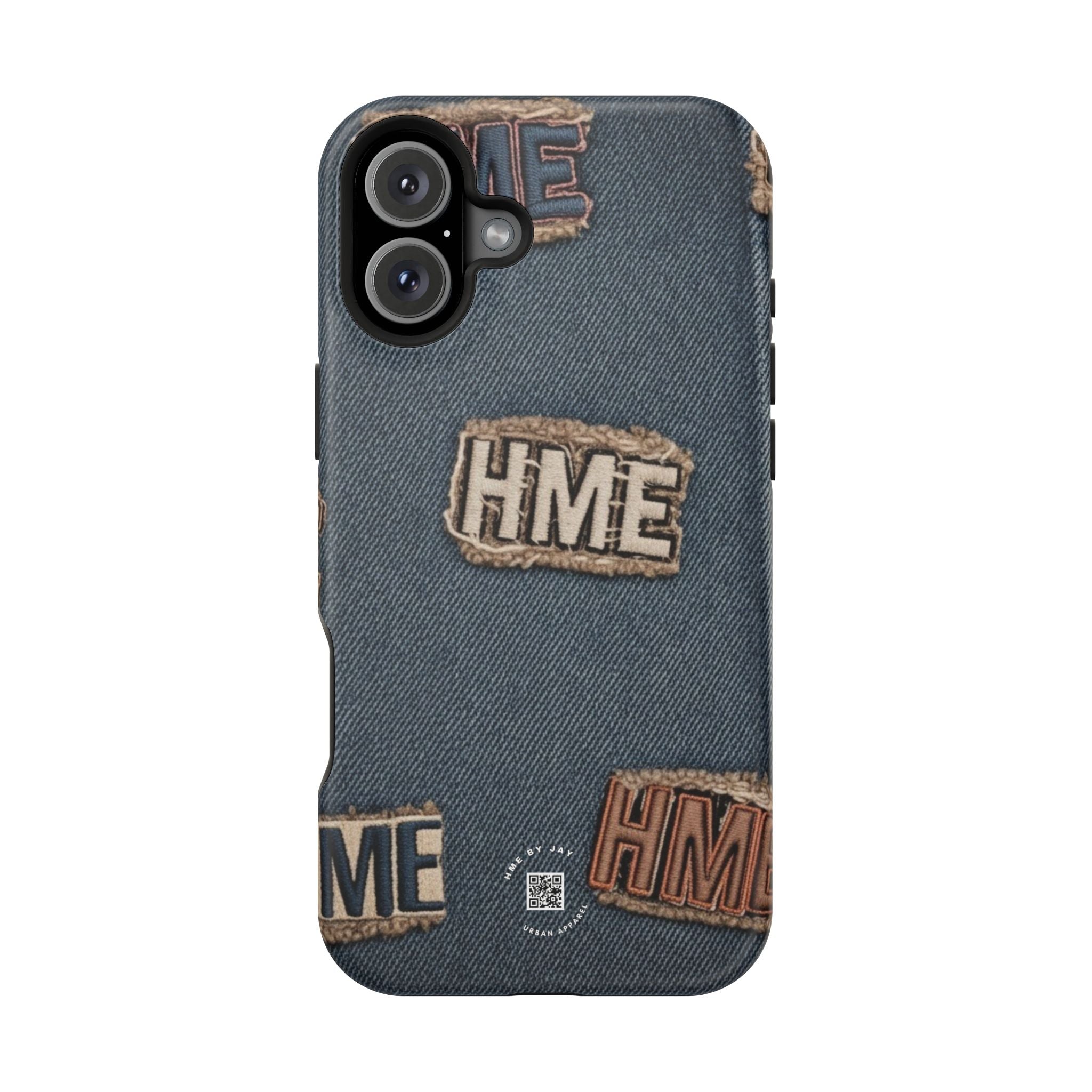 Denim HME Magnetic Impact-Resistant Case