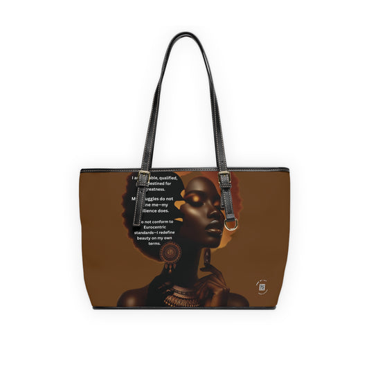 Shoulder Bag, Ahnye’s Melanin Collection Affirmation Design