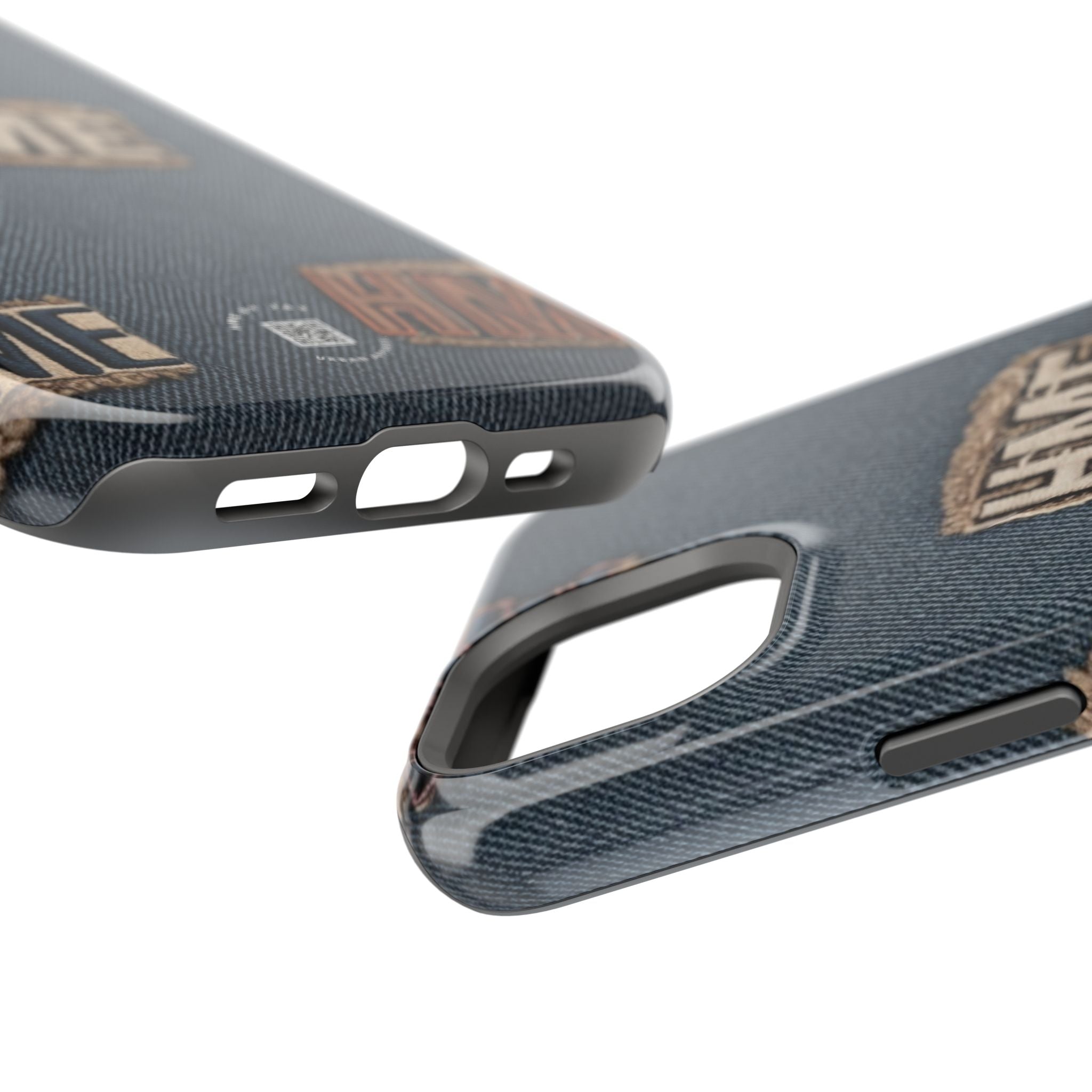Denim HME Magnetic Impact-Resistant Case