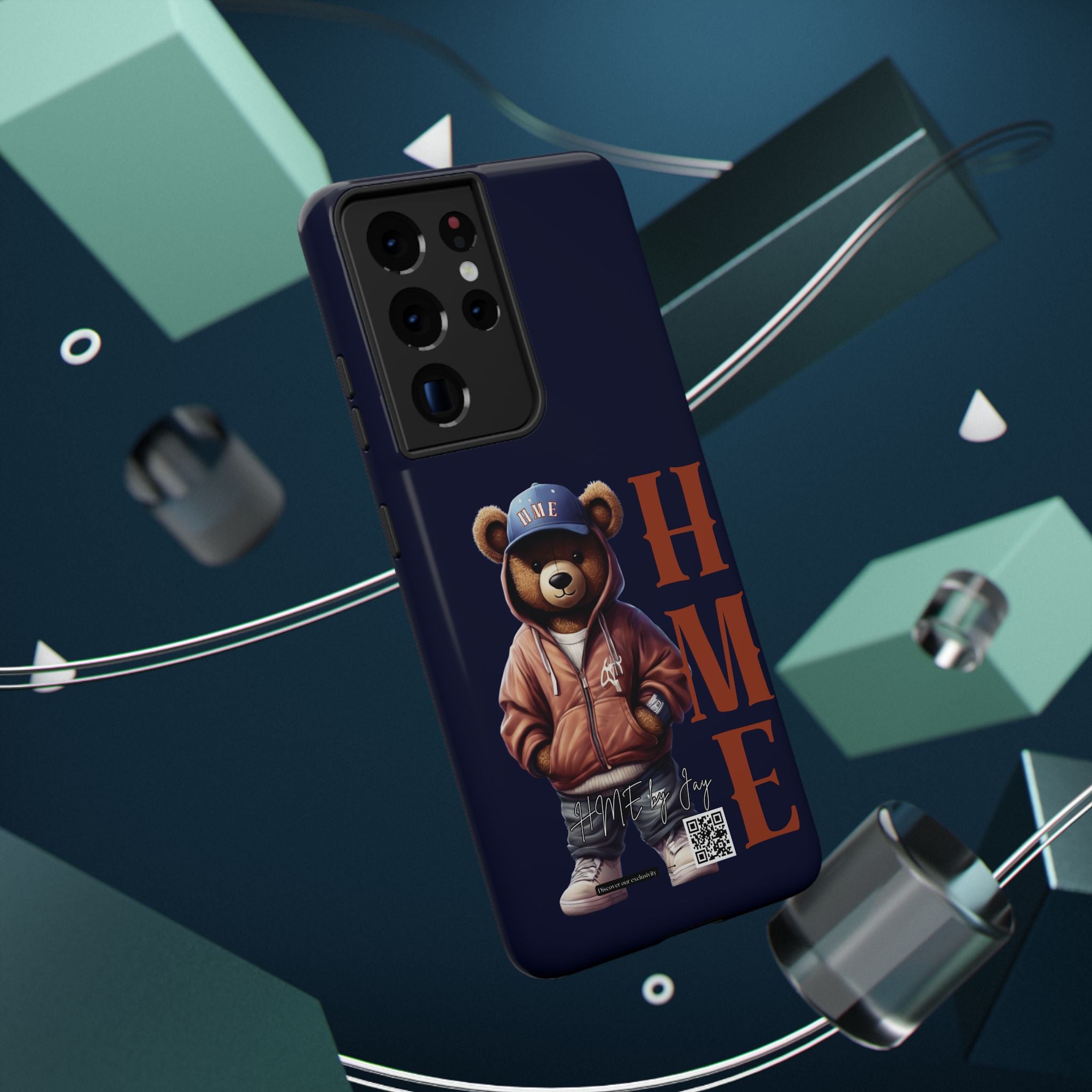 Phone Cases - HME Bear Logo Collection in Navy