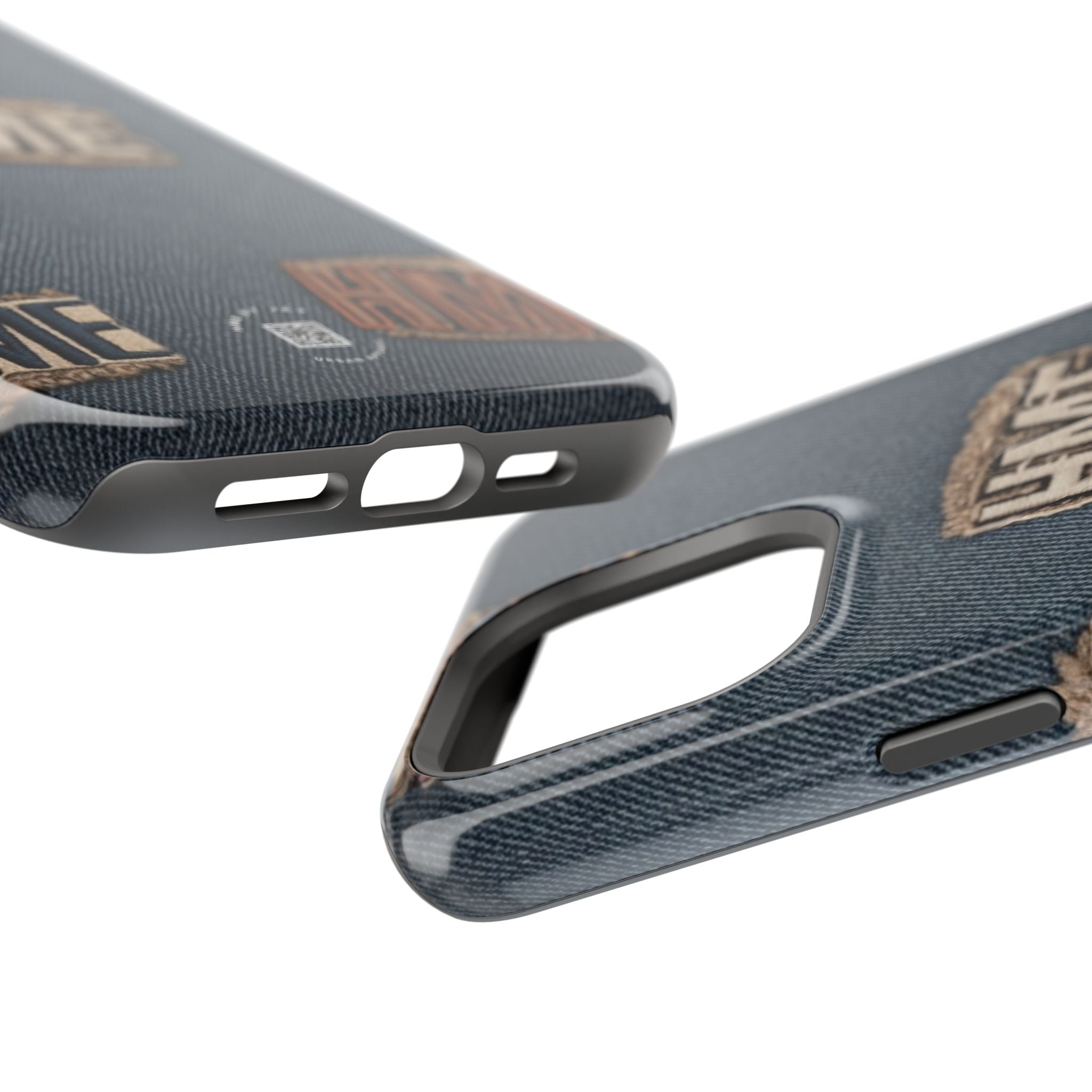 Denim HME Magnetic Impact-Resistant Case