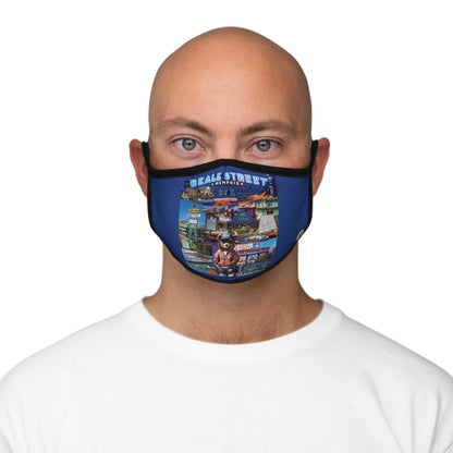 Rep Yo City Memphis Dark Blue Fitted 2 layer Polyester Face Mask