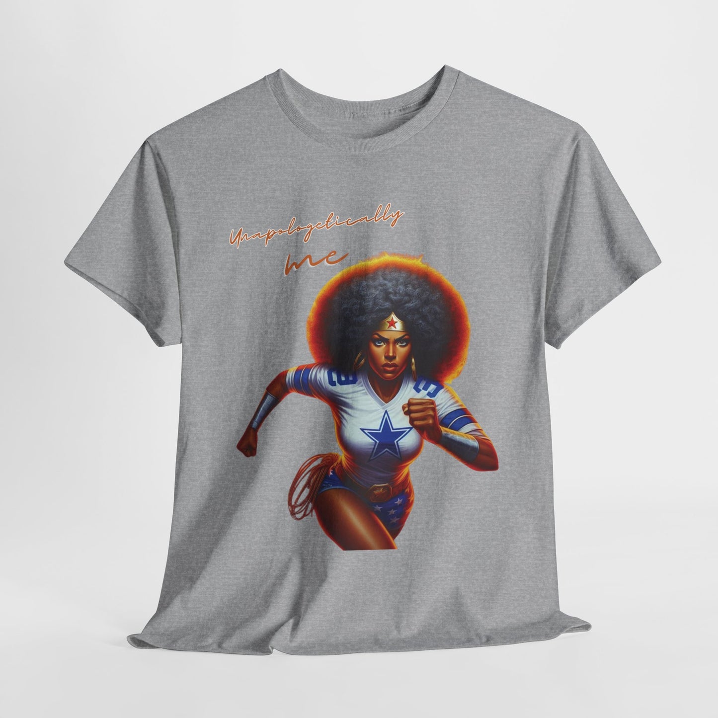 HME Dallas Wonder Woman Unapologetically Unisex Heavy Cotton Tee