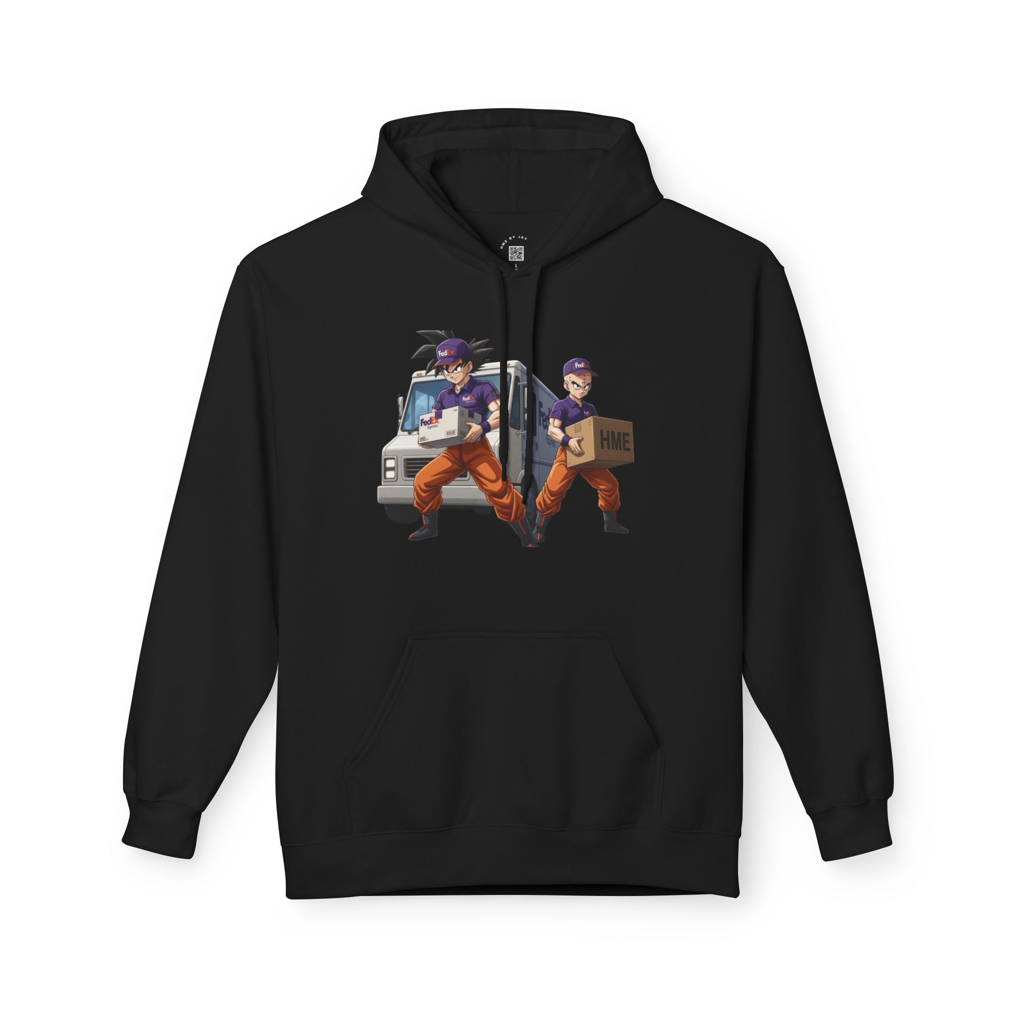 Anime-Inspired Midweight Fleece Hoodie for Fans