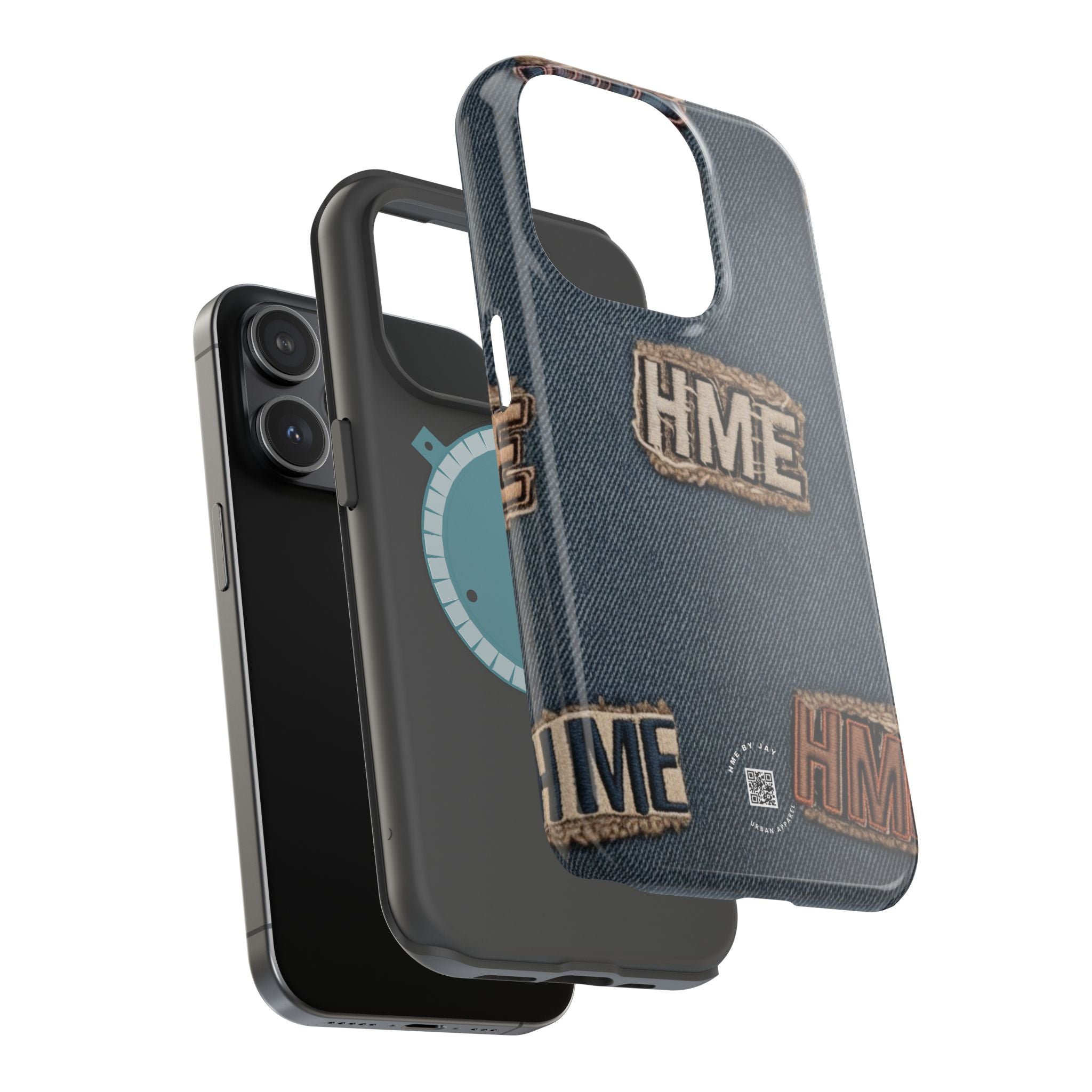 Denim HME Magnetic Impact-Resistant Case