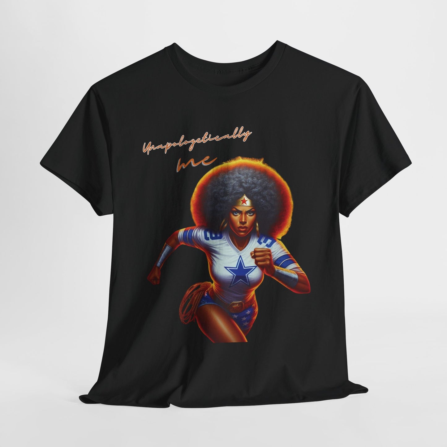 HME Dallas Wonder Woman Unapologetically Unisex Heavy Cotton Tee