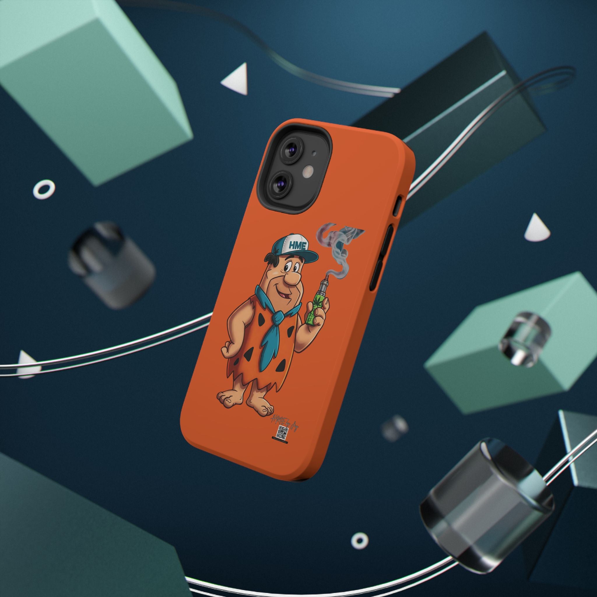 Phone Case - 420 Fred Flintstone with his THC Vape Pen Design