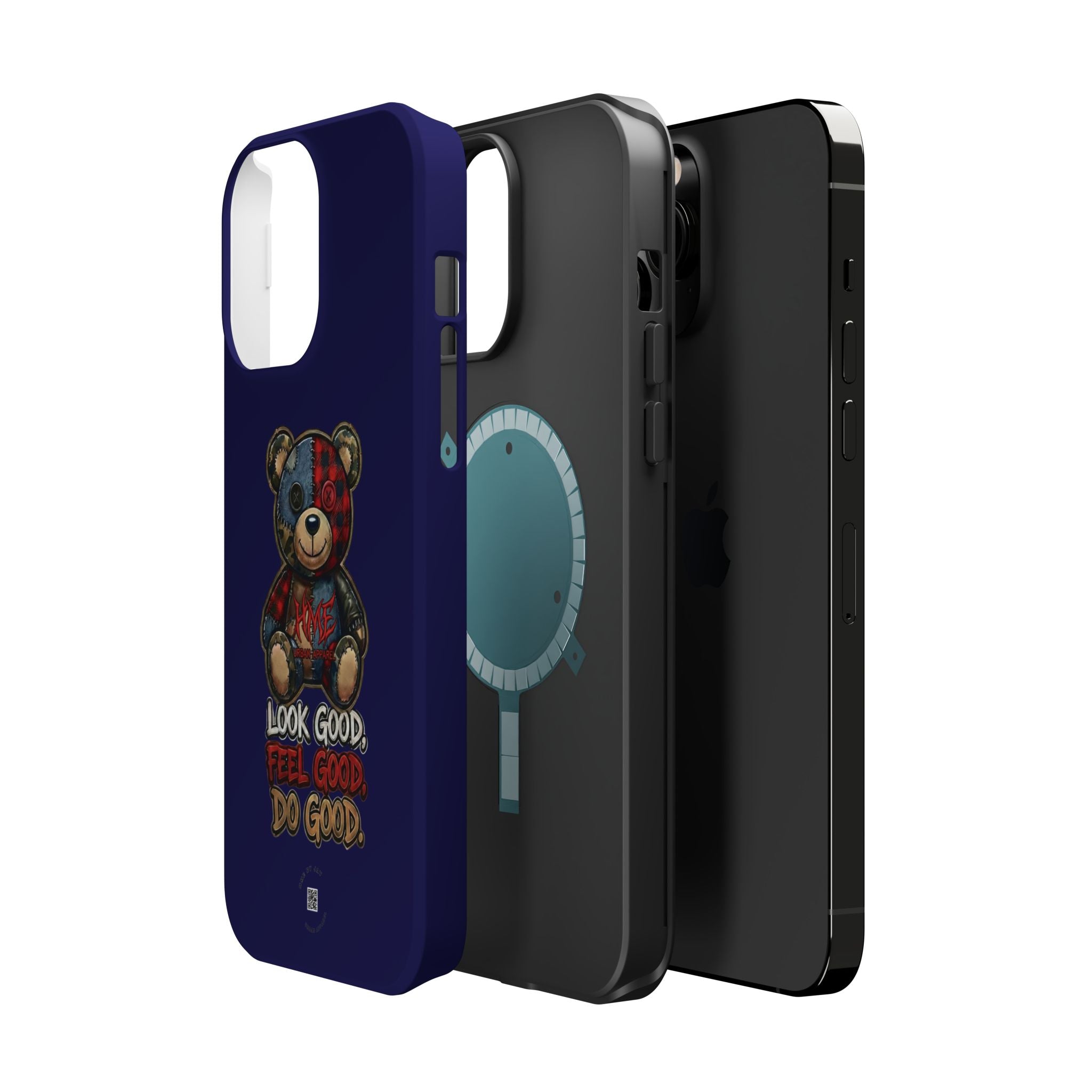 Phone Case — "Look Good, Feel Good, Do Good" Teddy Magnetic Impact-Resistant Case