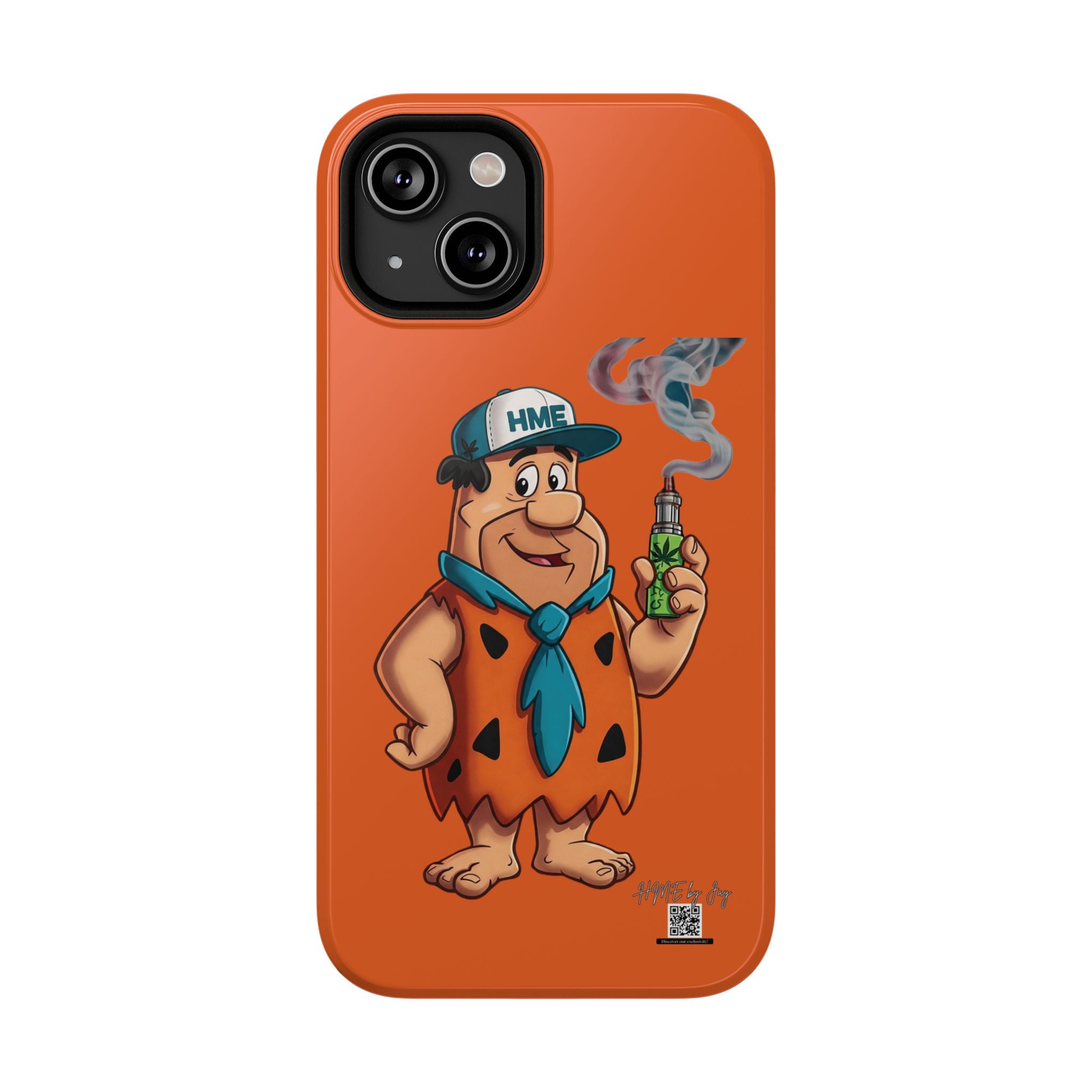 Phone Case - 420 Fred Flintstone with his THC Vape Pen Design