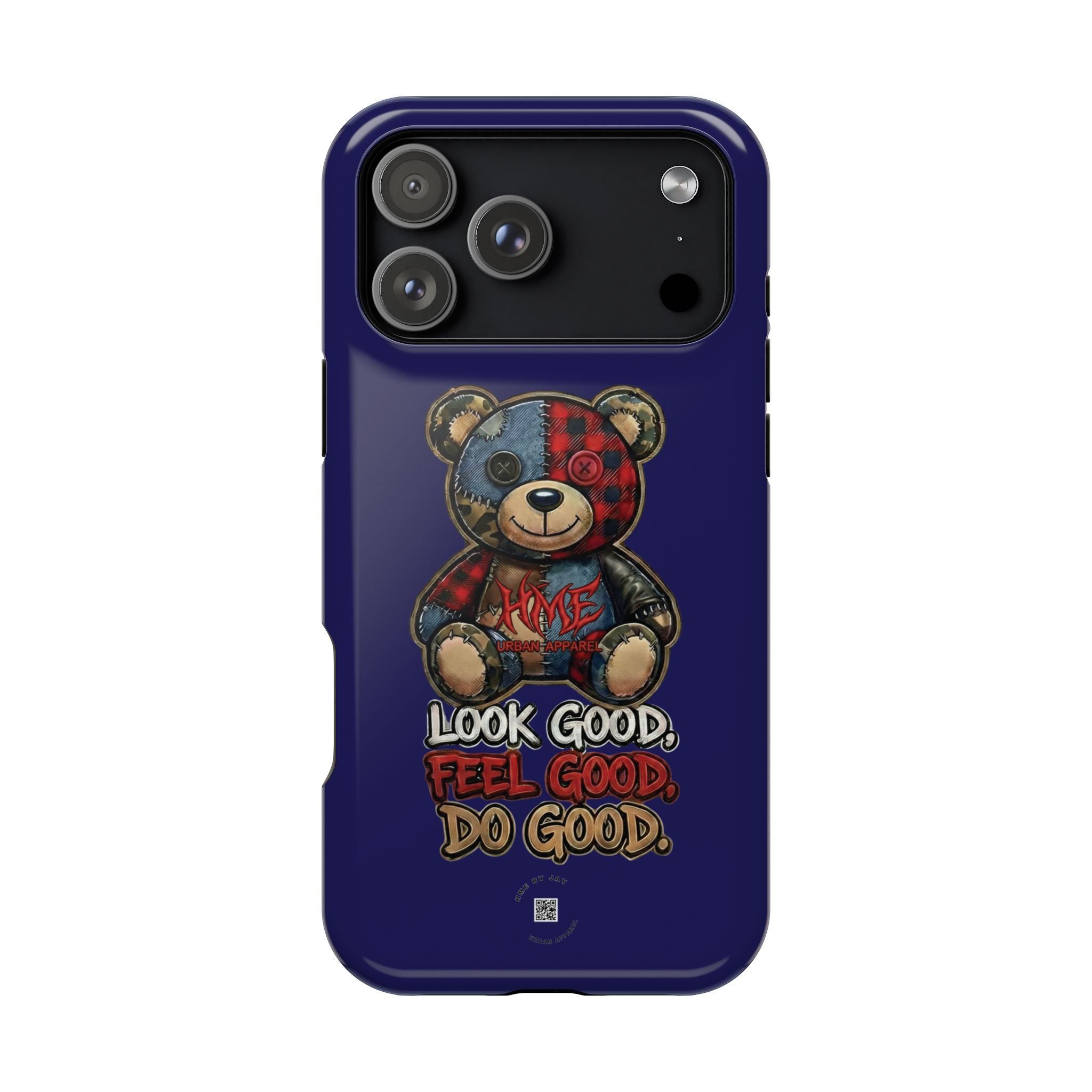Phone Case — "Look Good, Feel Good, Do Good" Teddy Magnetic Impact-Resistant Case