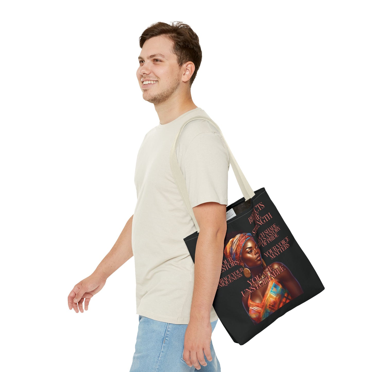 Tote Bag Ahnye's Melanin Collection You're Unstoppable