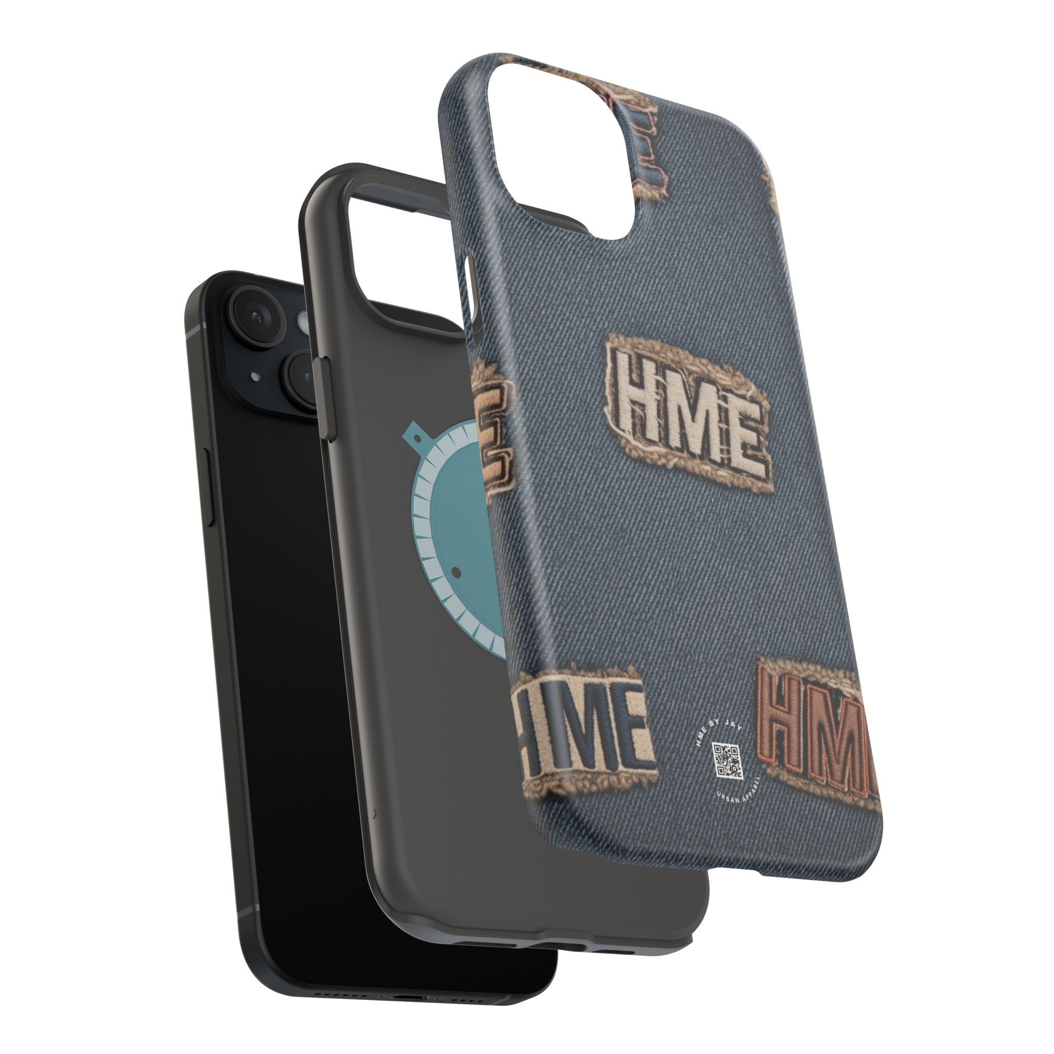 Denim HME Magnetic Impact-Resistant Case