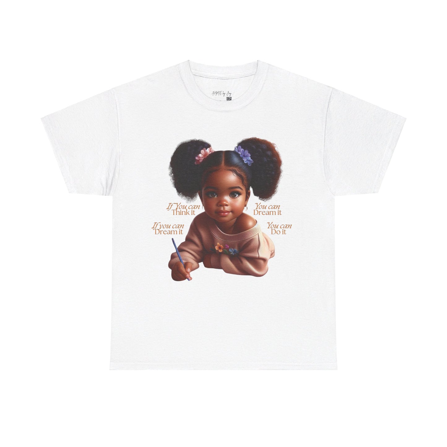 Ahnye’s Melanin Collection If you can think it Unisex Heavy Cotton Tee