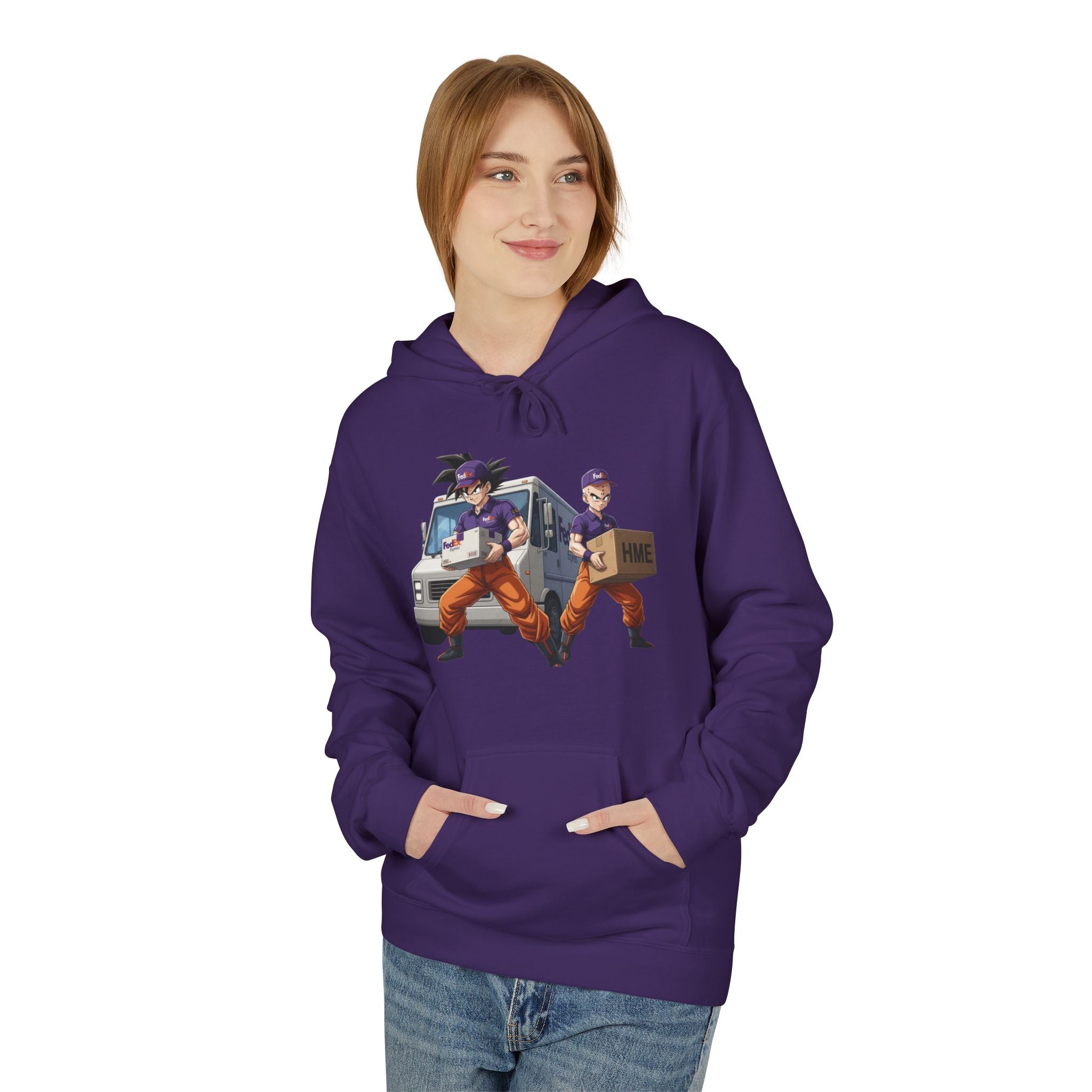 Anime-Inspired Midweight Fleece Hoodie for Fans