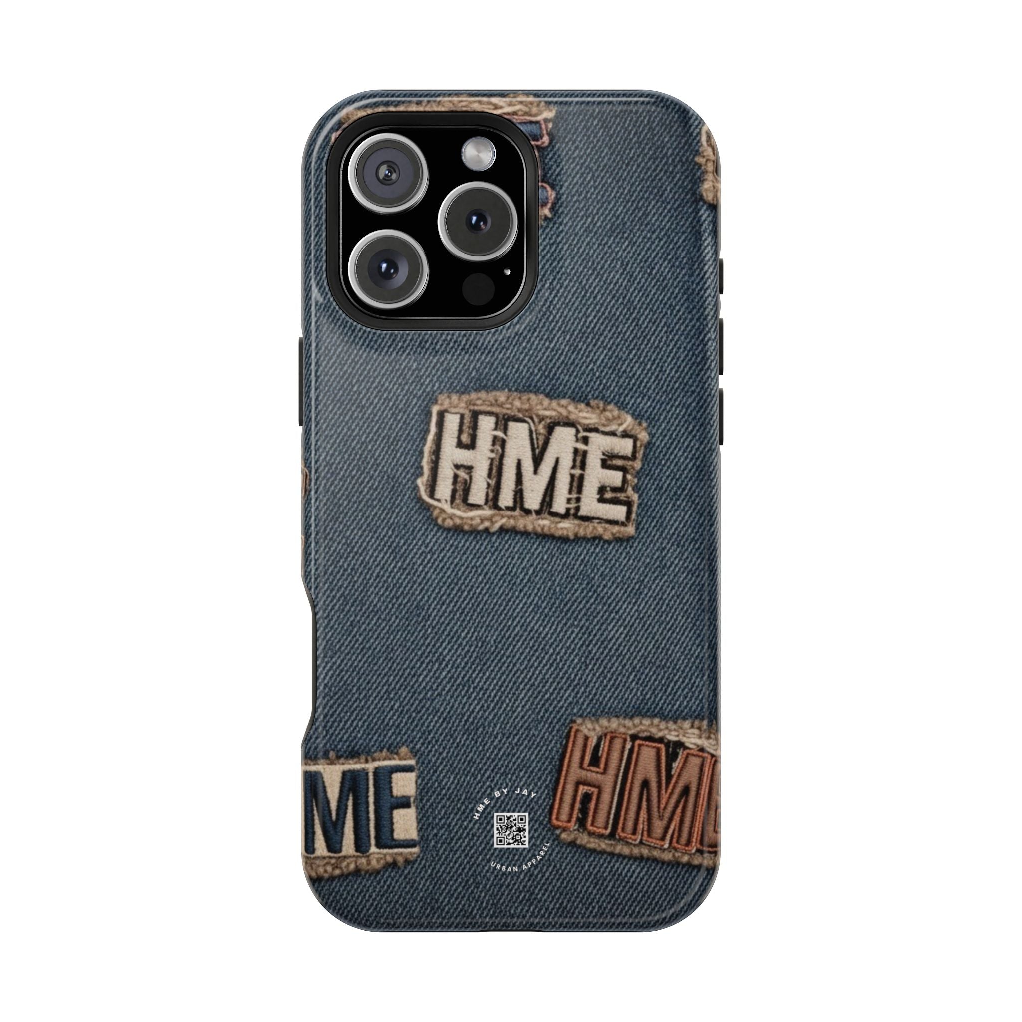 Denim HME Magnetic Impact-Resistant Case