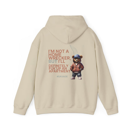 HME Bear Logo Hoodie - I'm not a Home Wrecker Design