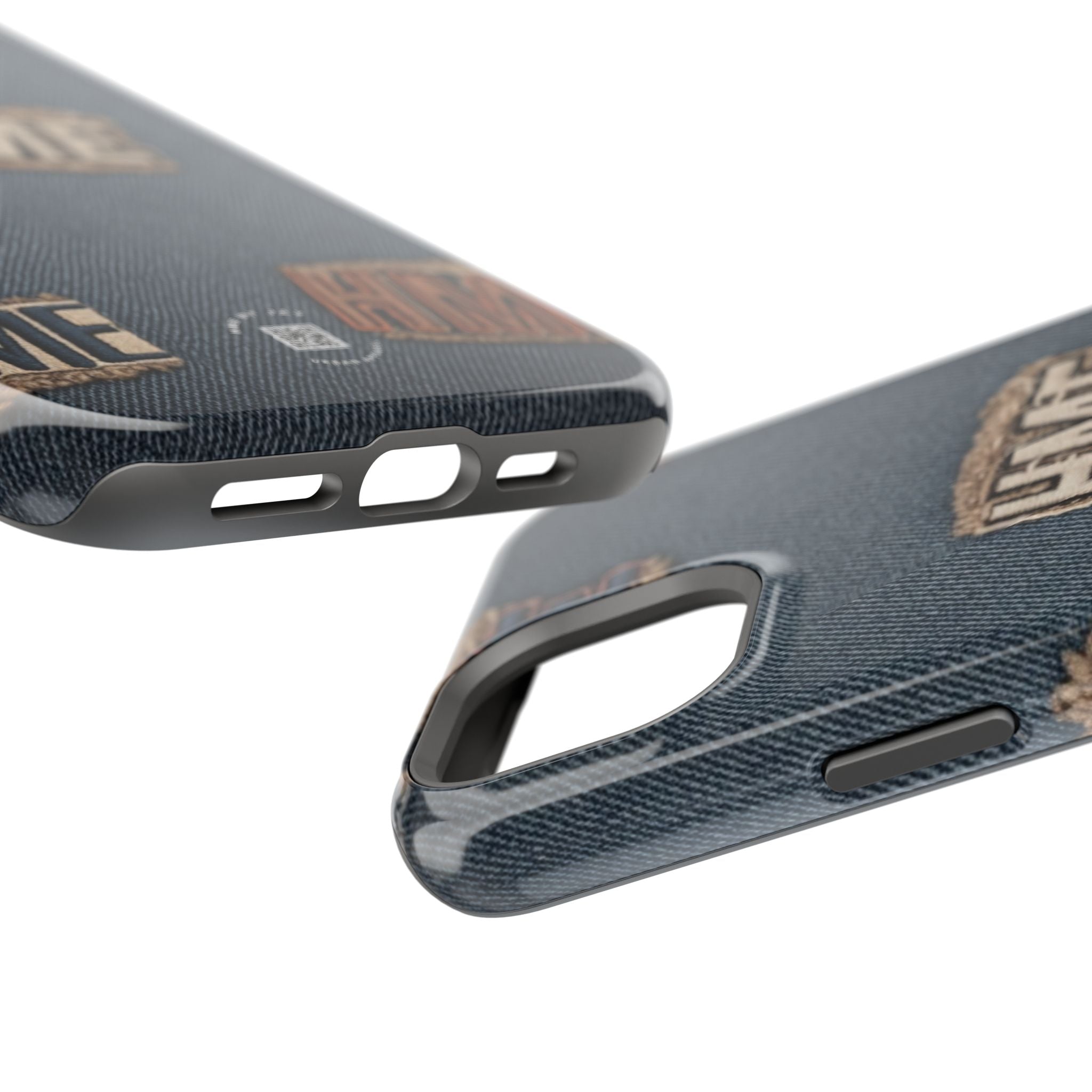 Denim HME Magnetic Impact-Resistant Case