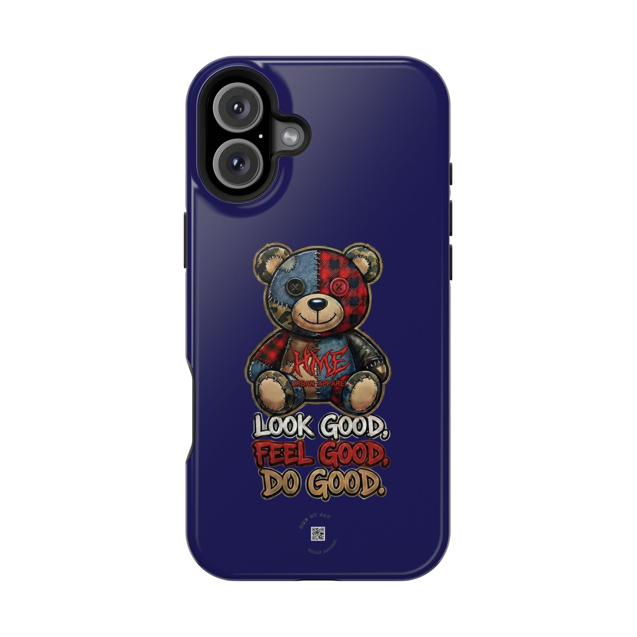 Phone Case — "Look Good, Feel Good, Do Good" Teddy Magnetic Impact-Resistant Case