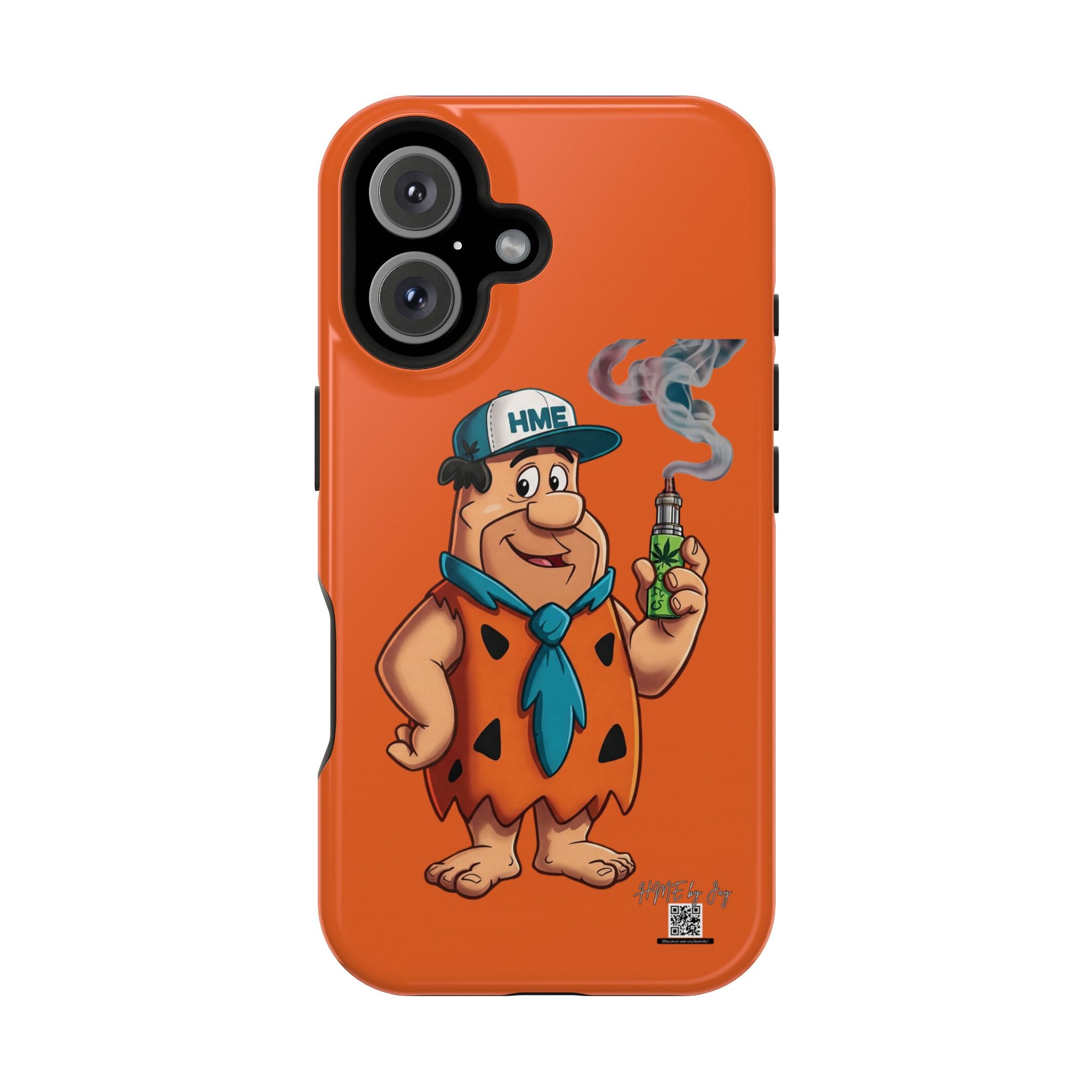 Phone Case - 420 Fred Flintstone with his THC Vape Pen Design