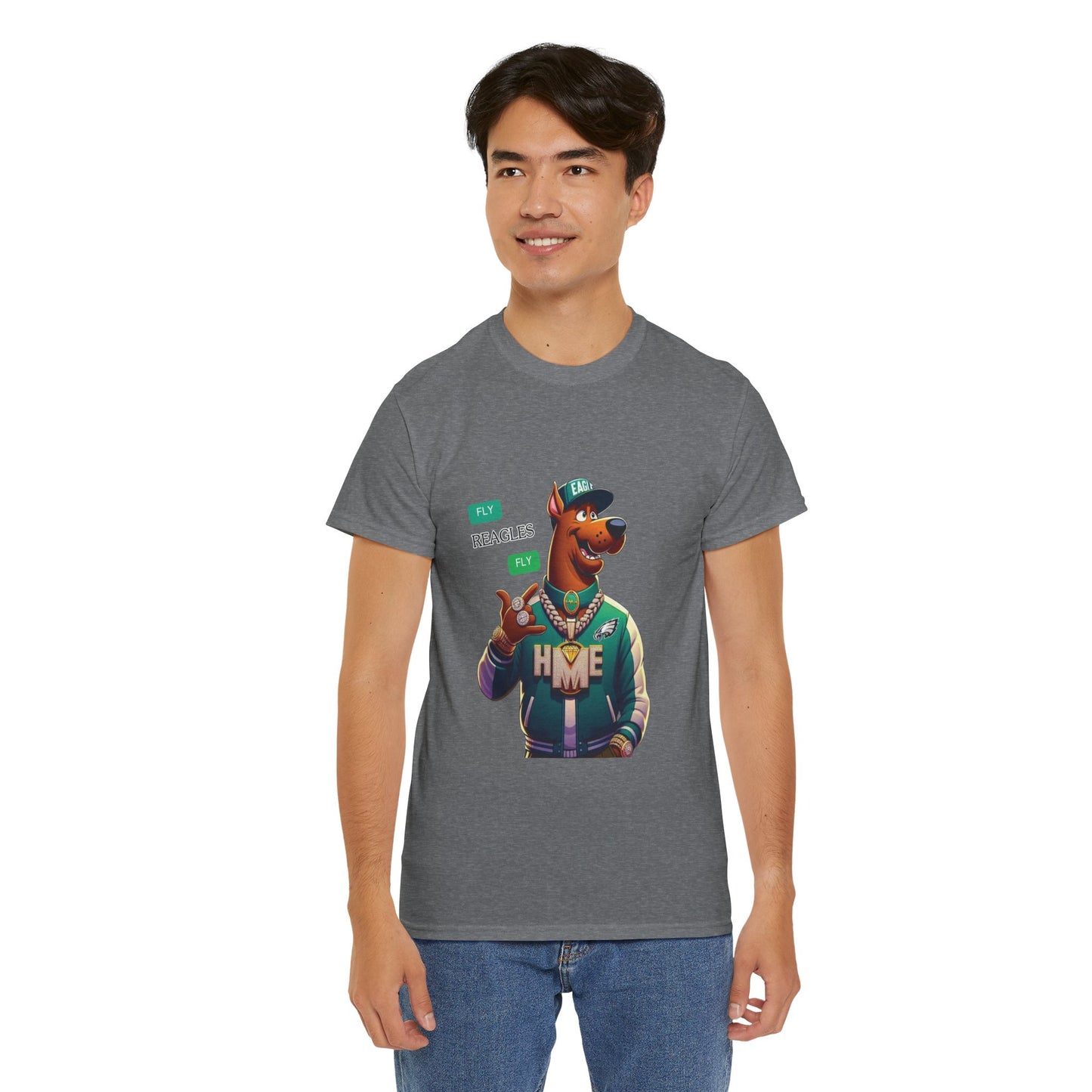 HME Scooby Doo Eagles Unisex Heavy Cotton Tee