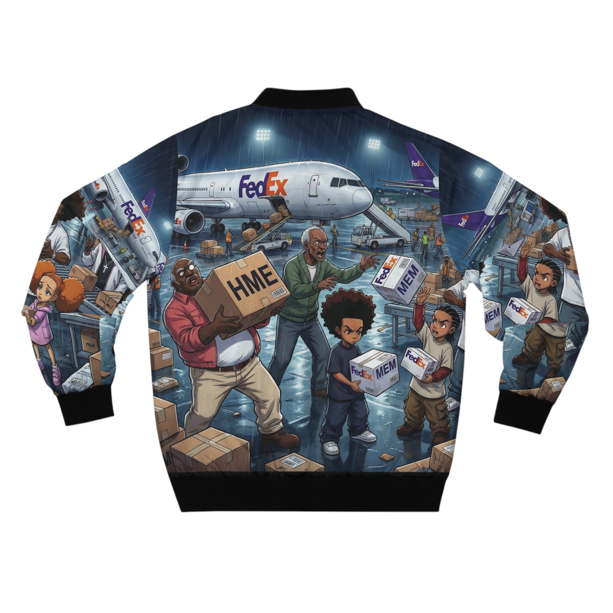 Boondocks x FedEx Graphic Bomber Jacket