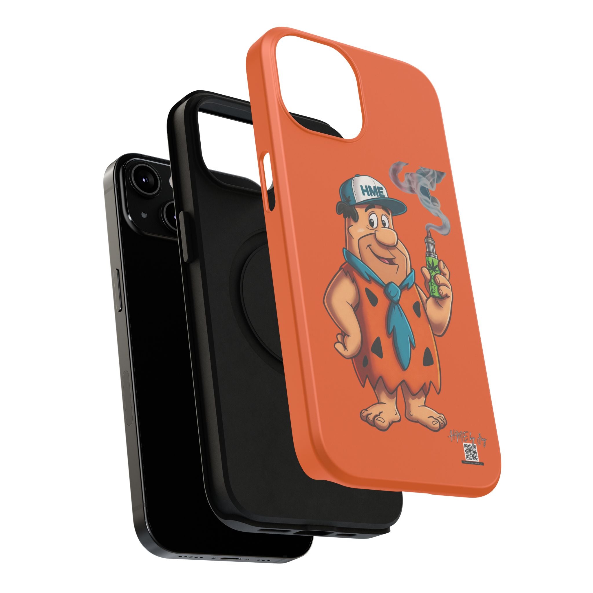 Phone Case - 420 Fred Flintstone with his THC Vape Pen Design