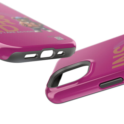 Phone Cases - HME Logo Bear, Inspired to take action Pink