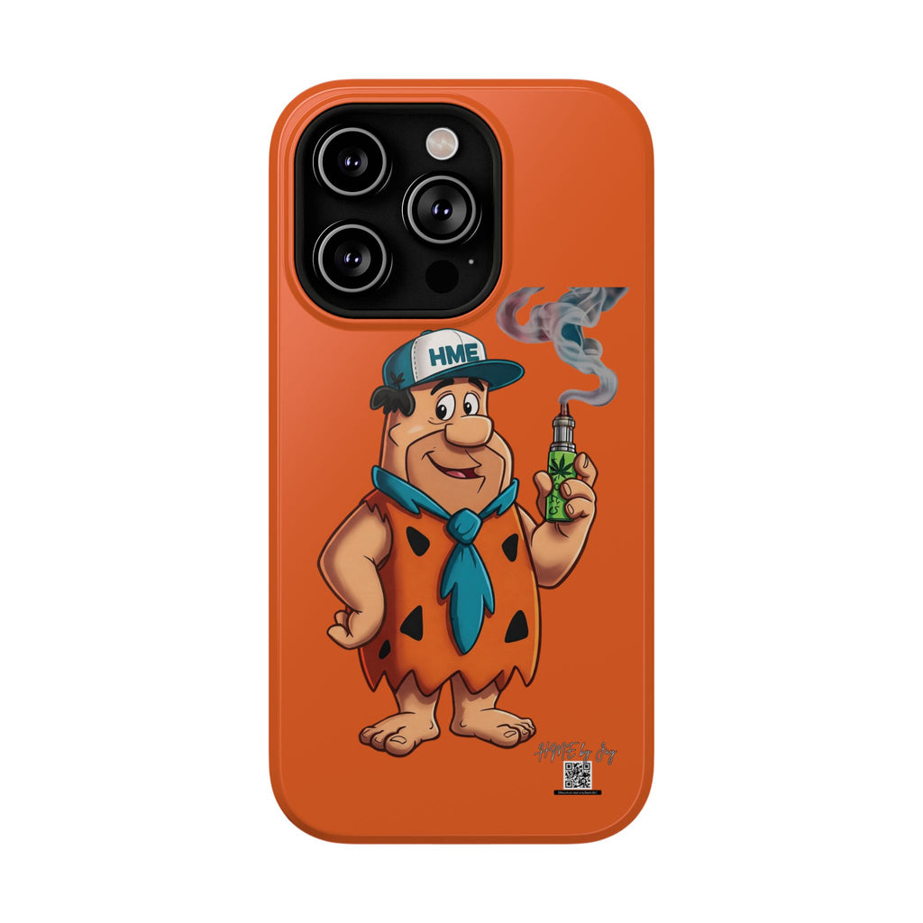 Phone Case - 420 Fred Flintstone with his THC Vape Pen Design