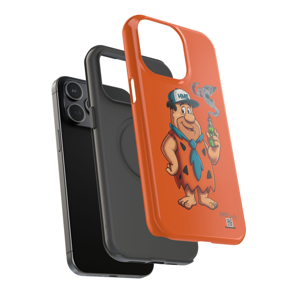 Phone Case - 420 Fred Flintstone with his THC Vape Pen Design