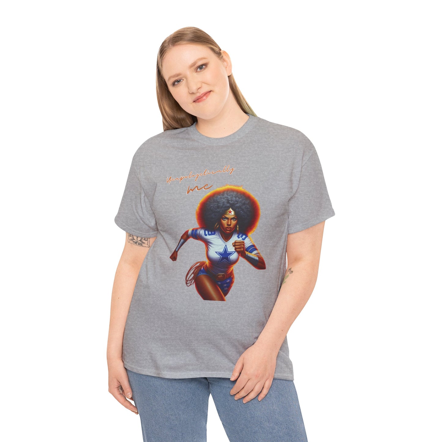 HME Dallas Wonder Woman Unapologetically Unisex Heavy Cotton Tee