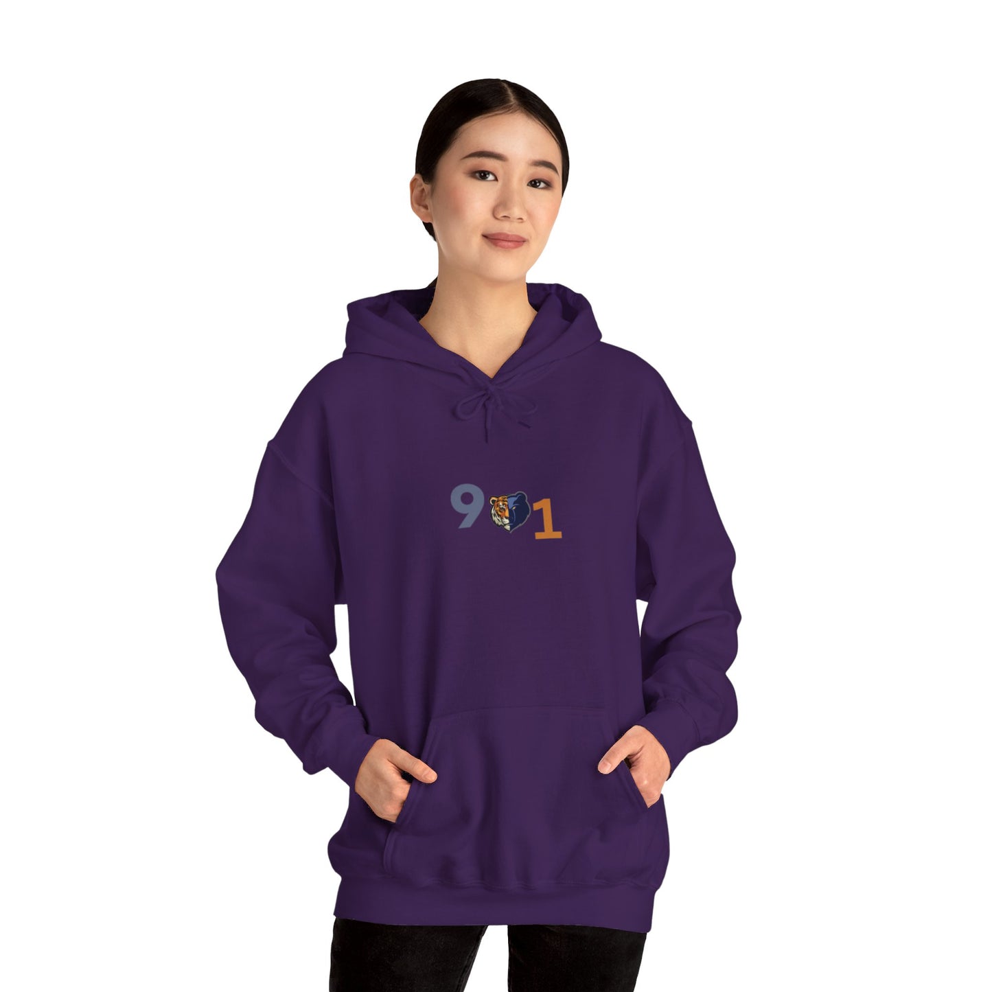 The Rep Yo City Collection Memphis (901) Unisex Heavy Blend™ Hooded Sweatshirt