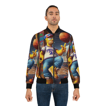 Men's Bomber Jacket - Exclusive HME Philadelphia 76ers Design