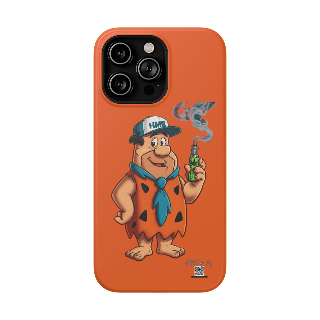 Phone Case - 420 Fred Flintstone with his THC Vape Pen Design