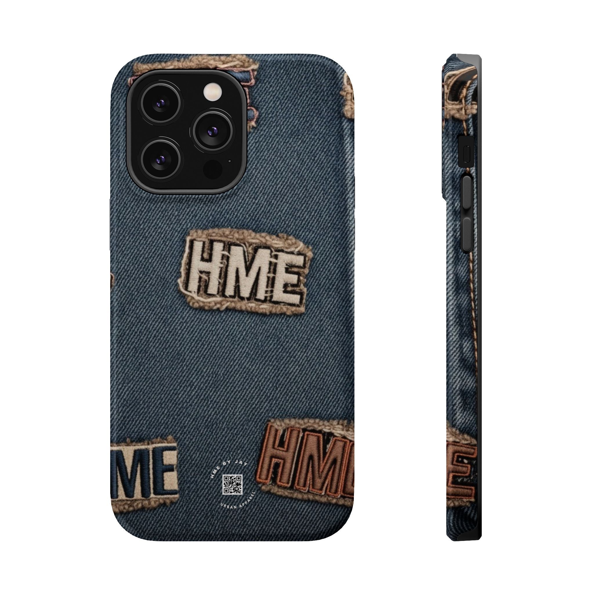 Denim HME Magnetic Impact-Resistant Case