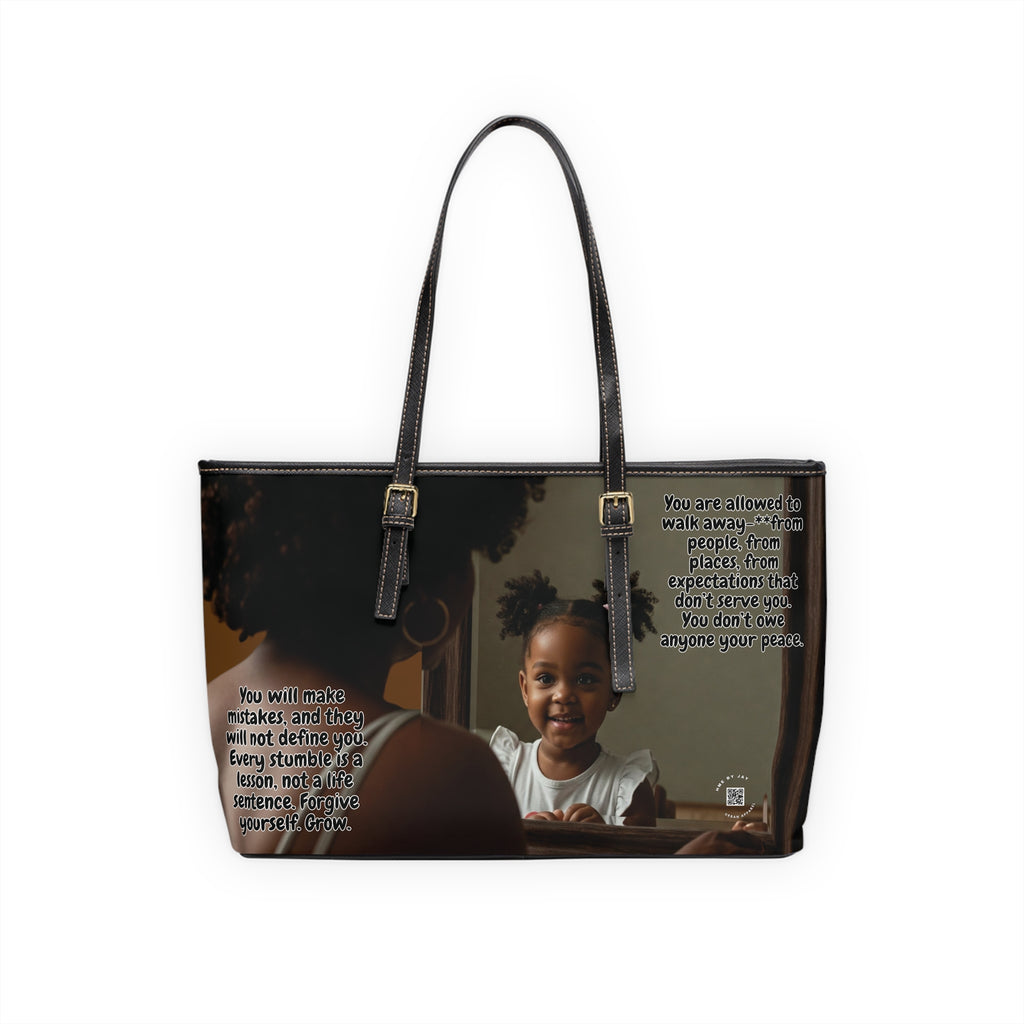 Shoulder Bag - Ahnye's Melanin Collection Affirmation of my younger self