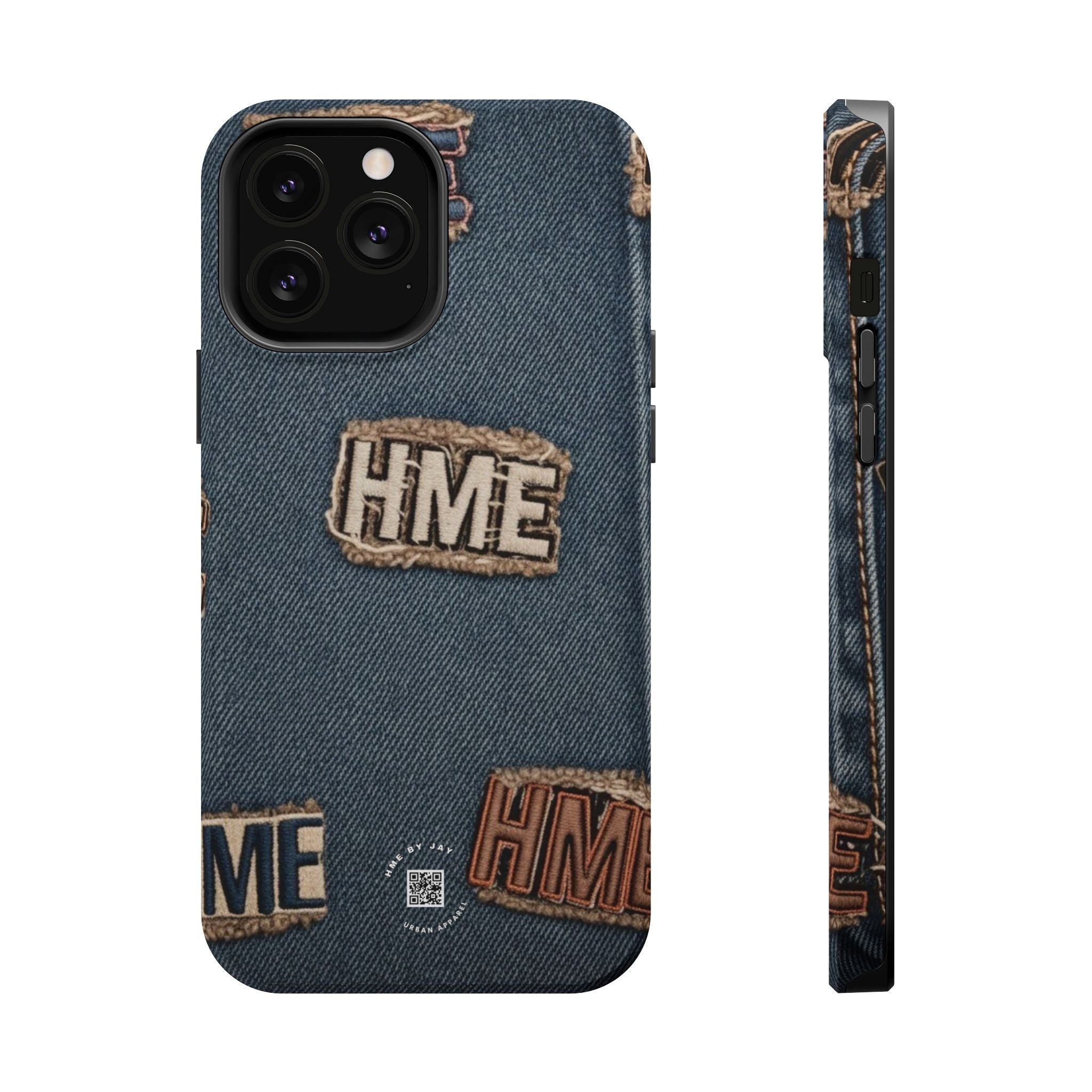 Denim HME Magnetic Impact-Resistant Case