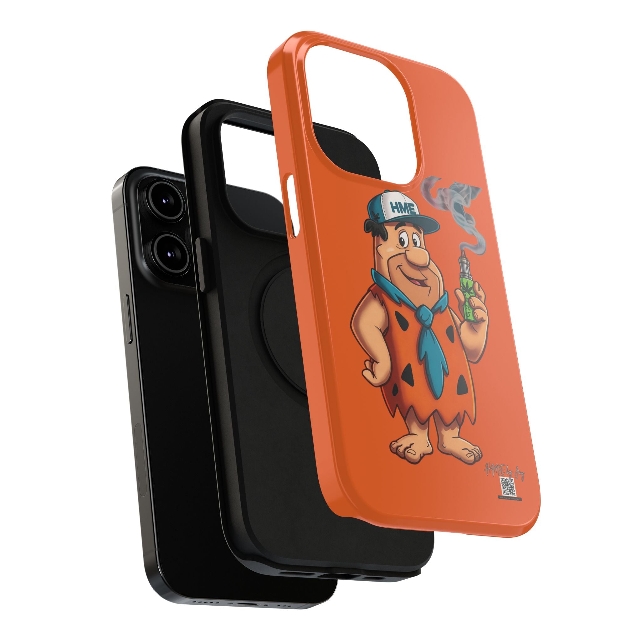 Phone Case - 420 Fred Flintstone with his THC Vape Pen Design