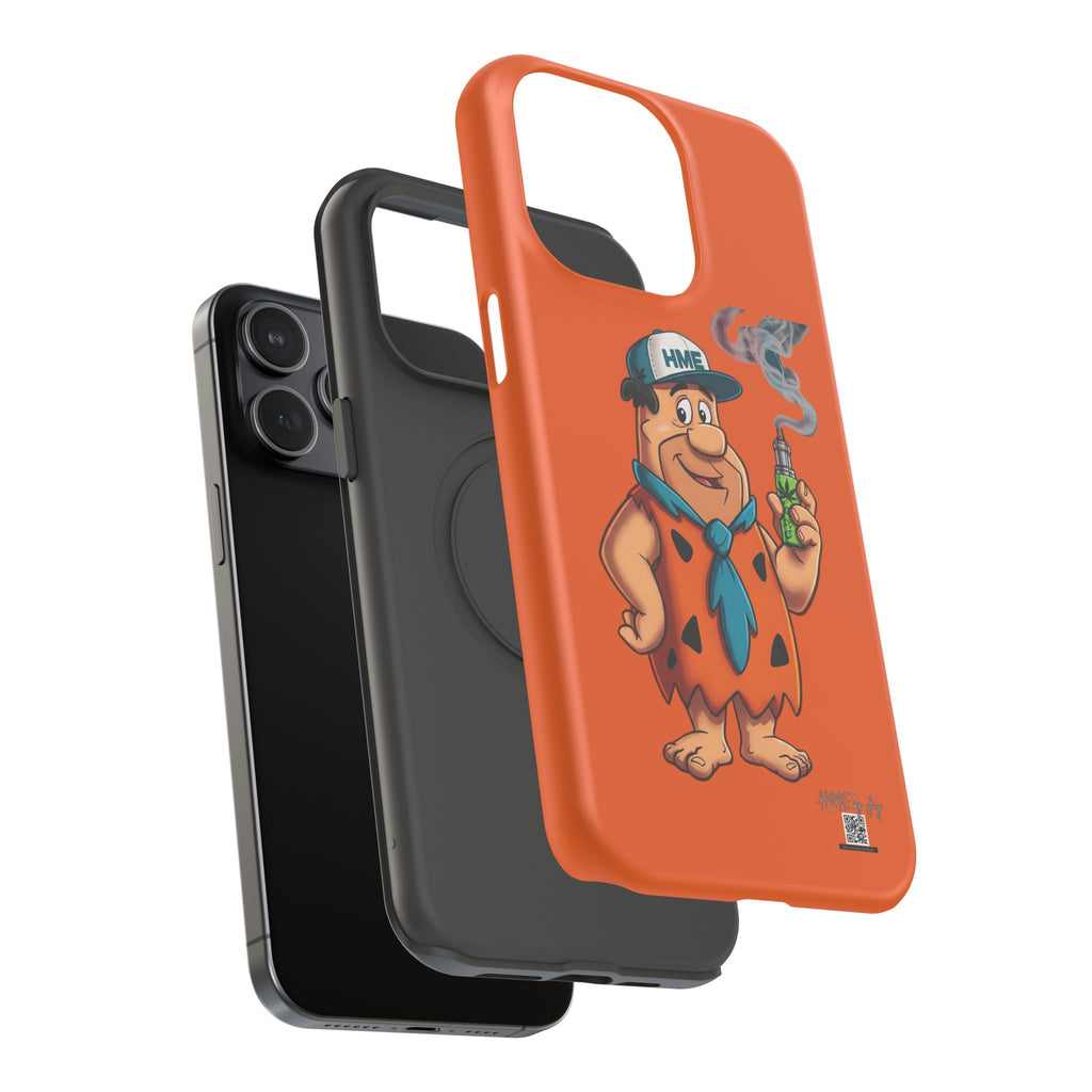 Phone Case - 420 Fred Flintstone with his THC Vape Pen Design