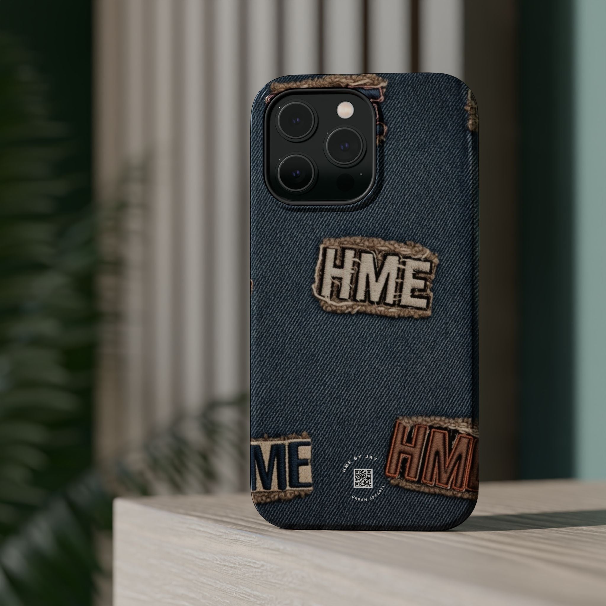 Denim HME Magnetic Impact-Resistant Case