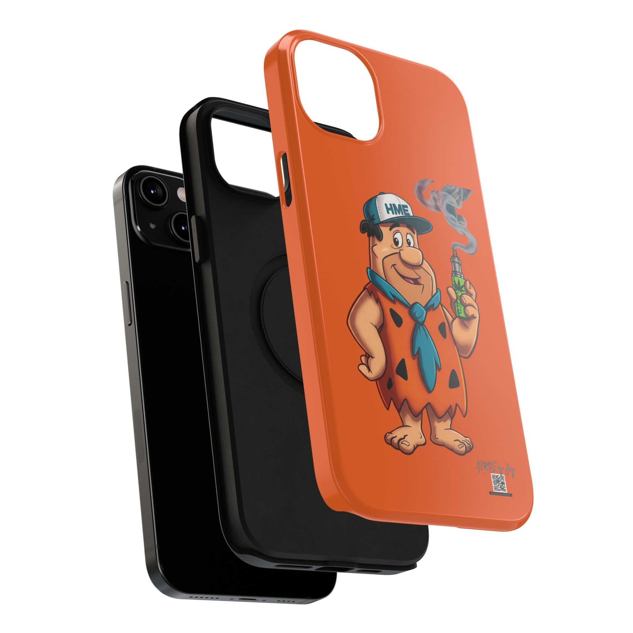 Phone Case - 420 Fred Flintstone with his THC Vape Pen Design