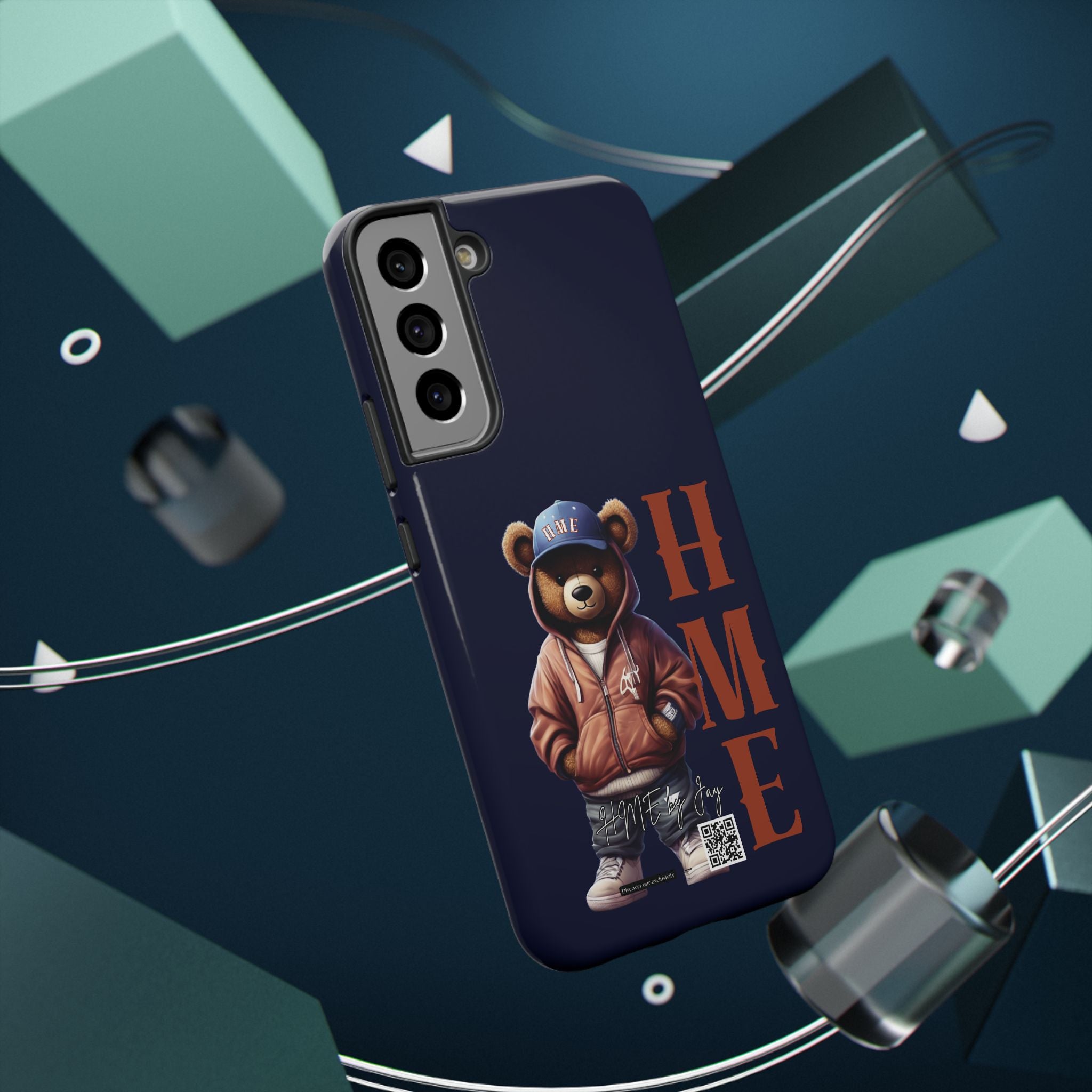Phone Cases - HME Bear Logo Collection in Navy
