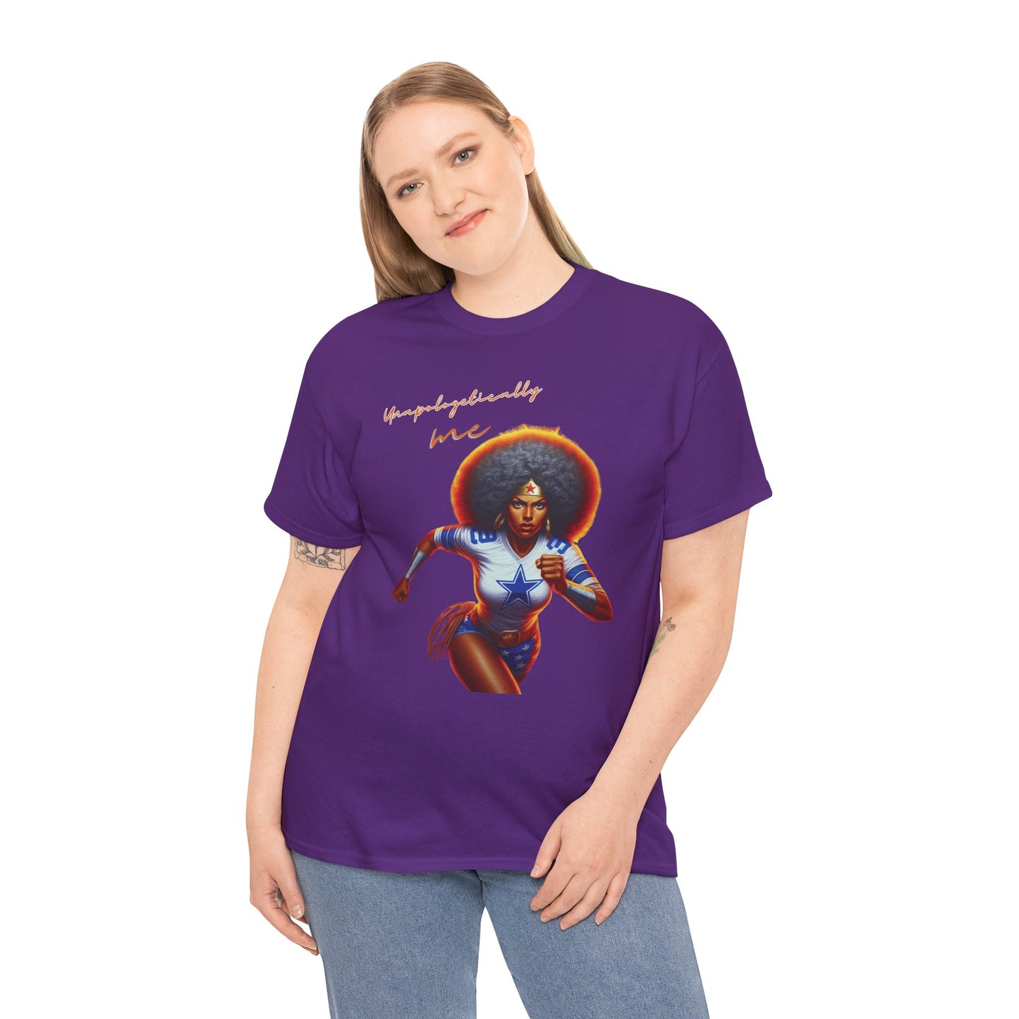 HME Dallas Wonder Woman Unapologetically Unisex Heavy Cotton Tee