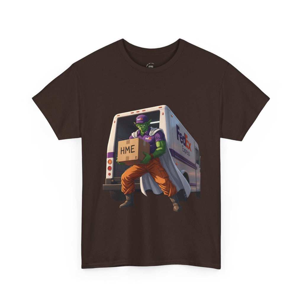 Anime Graphic Tee - Dragon Ball Z Piccolo FedEx Delivery