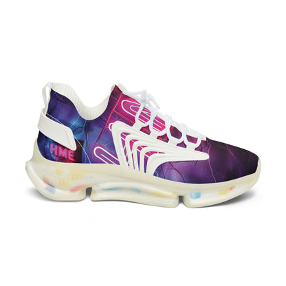 HME FlexComfort Pink Neon Women's Mesh Sneakers