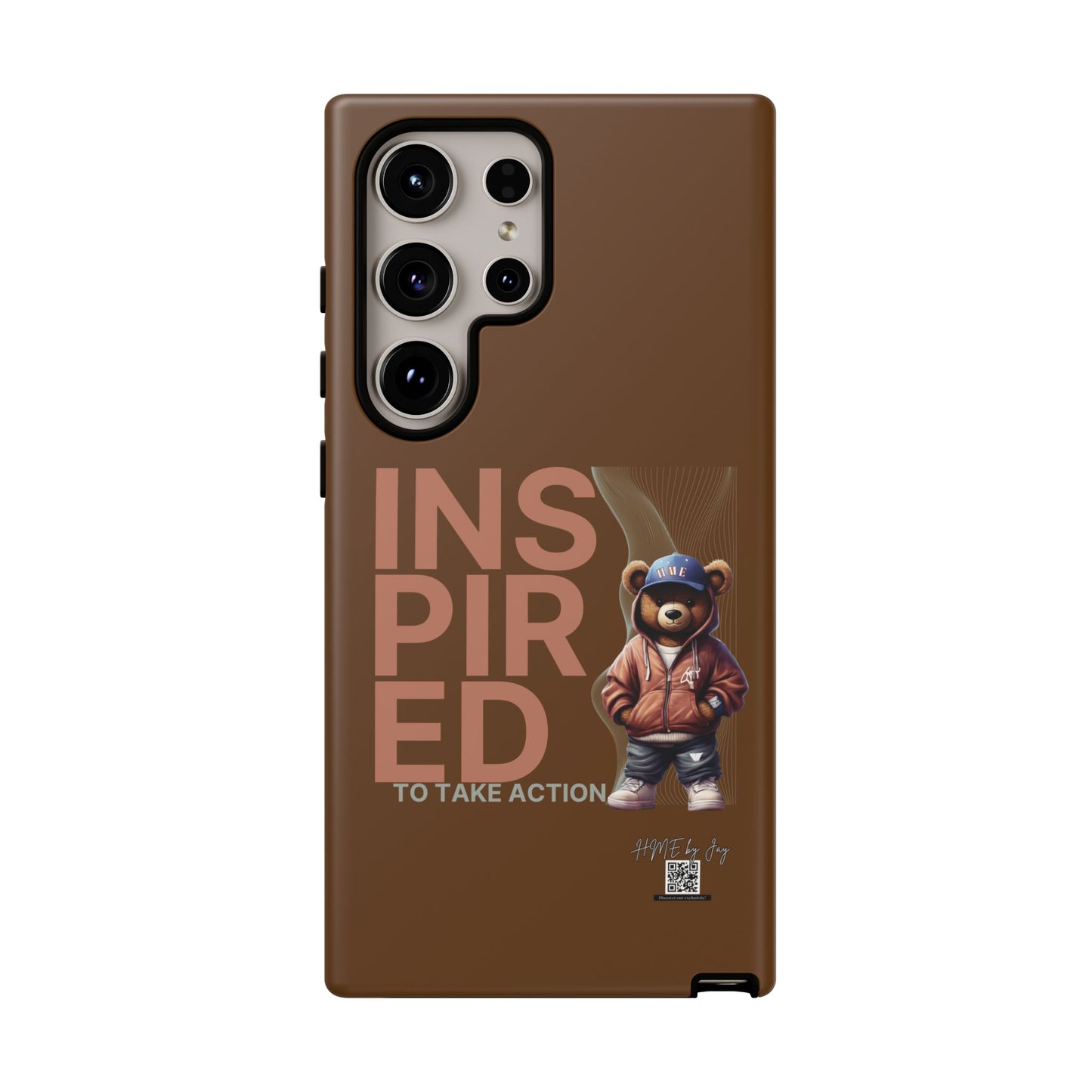 Phone Case - HME Bear Logo, Inspired to take action