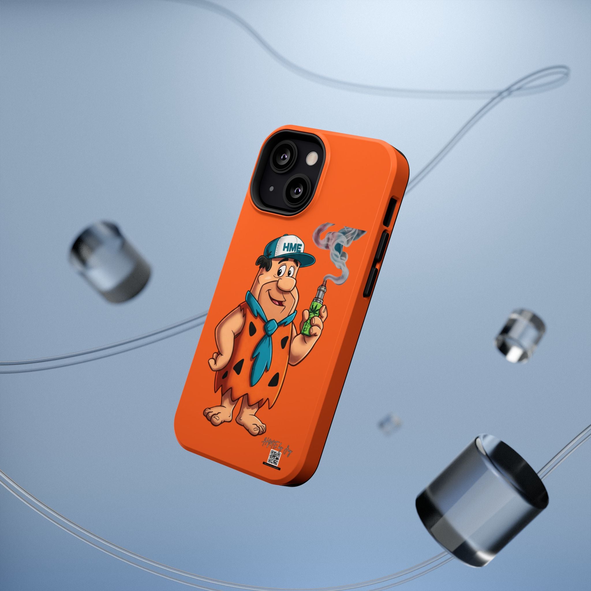 Phone Case - 420 Fred Flintstone with his THC Vape Pen Design
