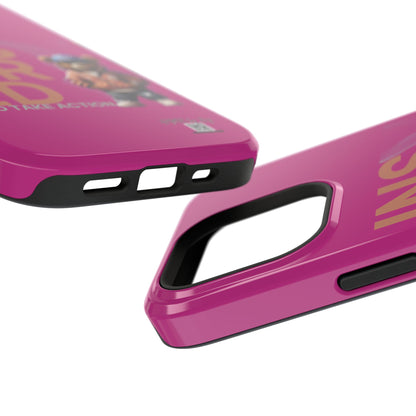 Phone Cases - HME Logo Bear, Inspired to take action Pink