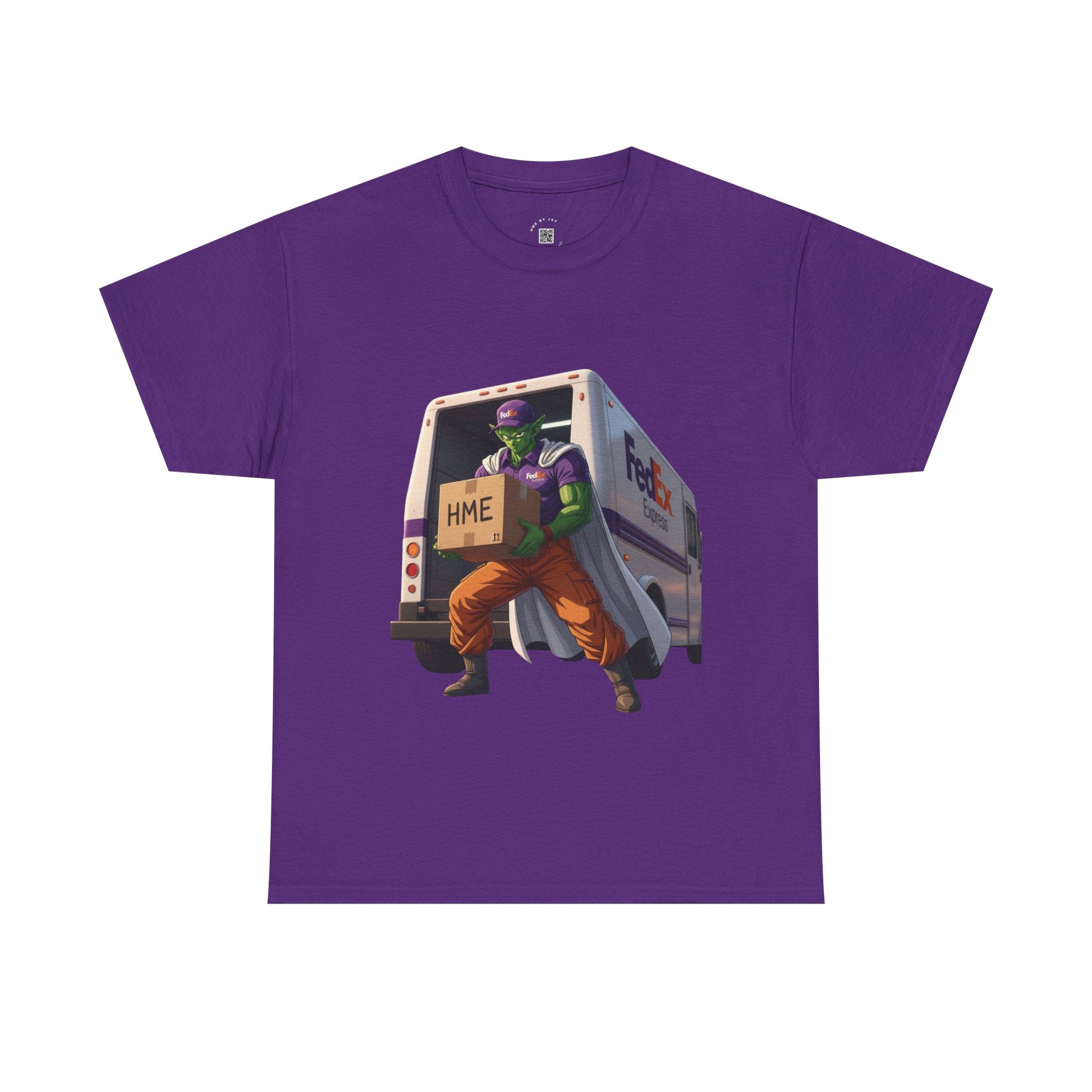 Anime Graphic Tee - Dragon Ball Z Piccolo FedEx Delivery
